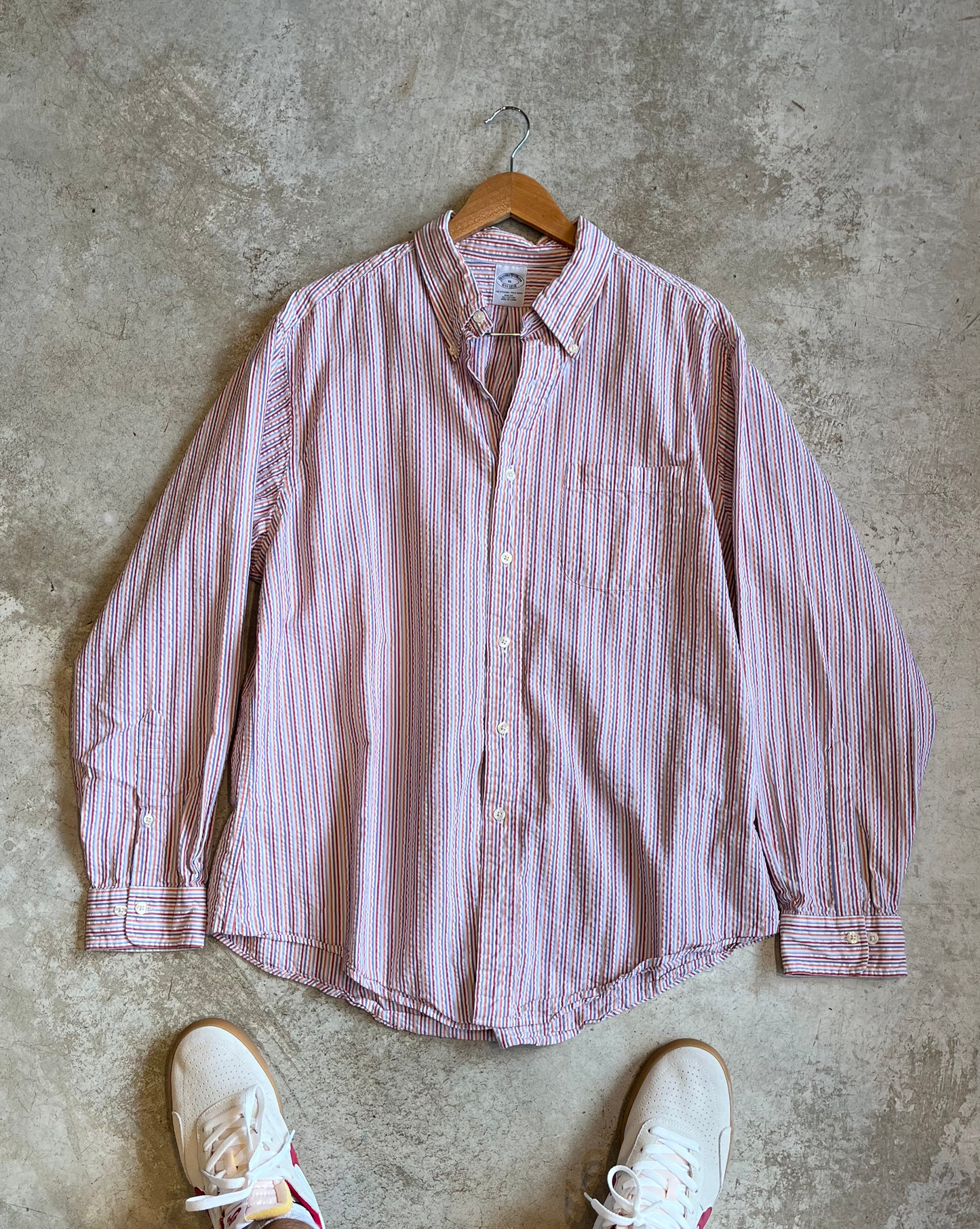 Brooks Brothers Long Sleeve Shirt Striped - X-Large