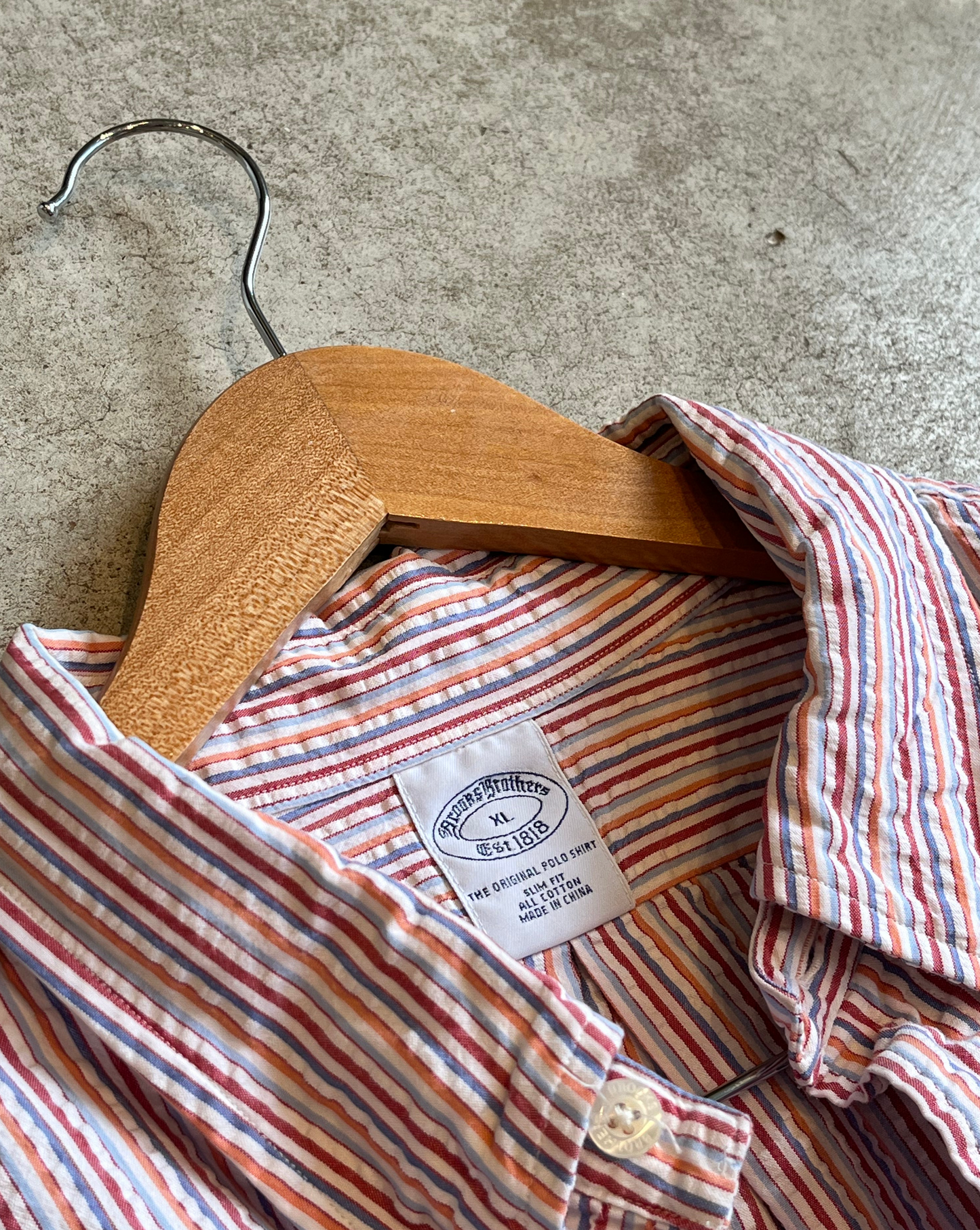 Brooks Brothers Long Sleeve Shirt Striped - X-Large