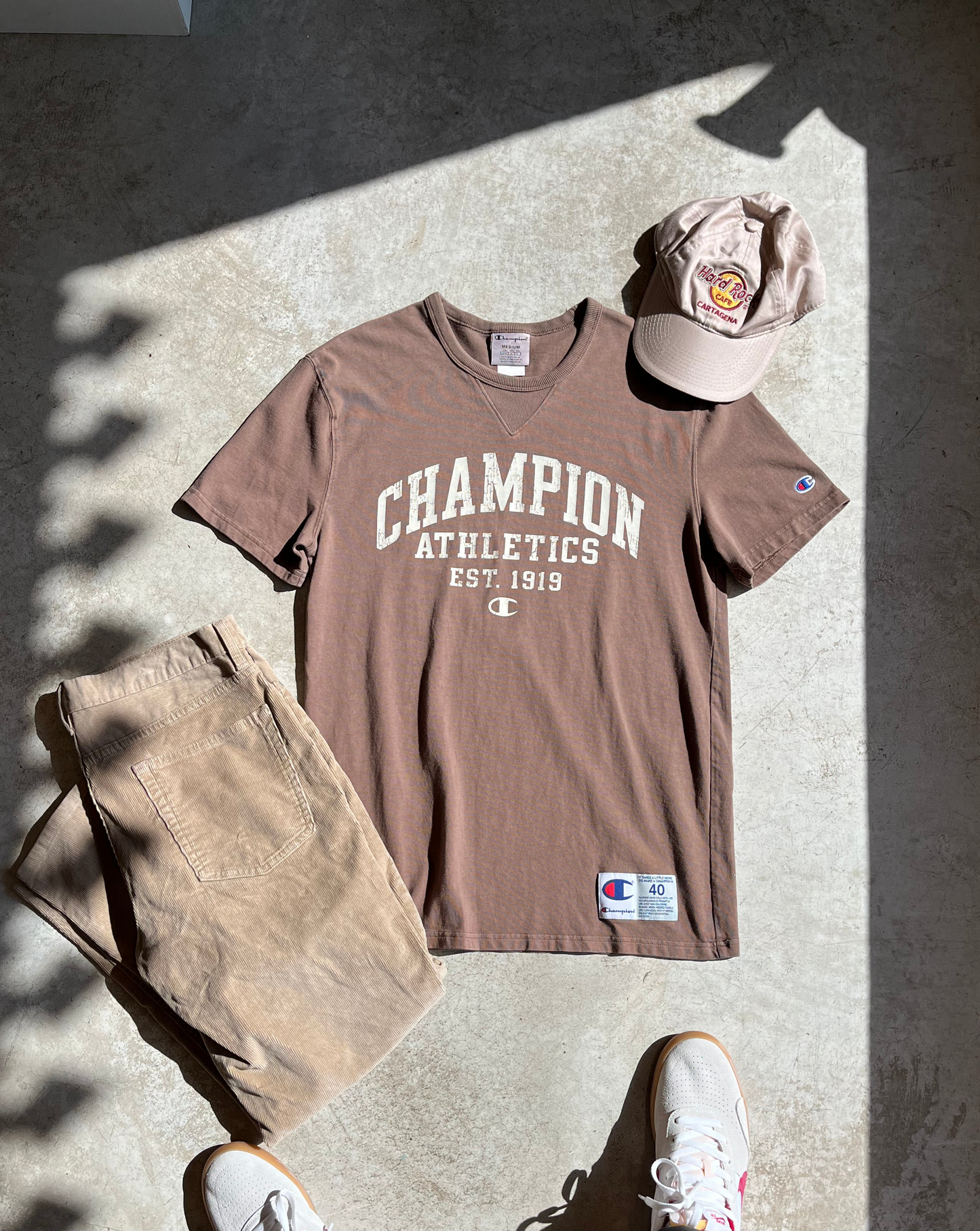 Champion Athletics Tee - Brown - Medium